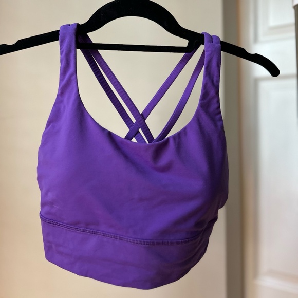 Lululemon Set – Purple Top & High-Rise Shorts - Picture 1 of 5